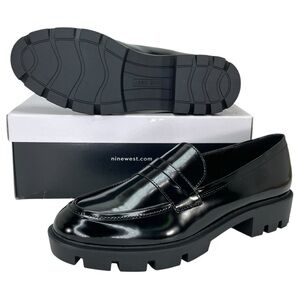 Nine West Black Loafers